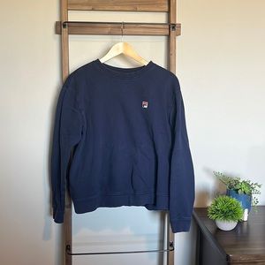 Fila sport navy crewneck sweatshirt, size xl